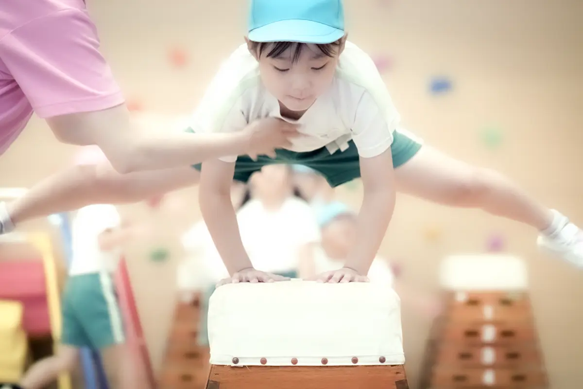 山王台幼稚園の園児の様子